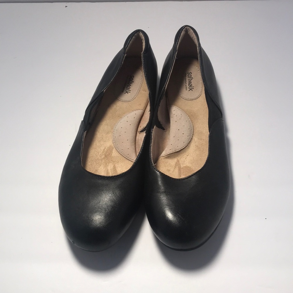 Soft walk 8.5 Black Ballet Flats
